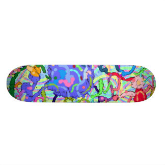 Malen Sie Kleckse Skateboard