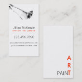 Malen Sie Kunst Visitenkarte (Vorne/Hinten)