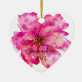Malen Sie mich hübsches rosa Weihnachten Keramik Ornament (Vorne)