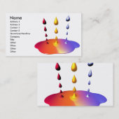 Malen Sie Mischung Visitenkarte (Vorne/Hinten)