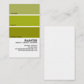 Malen Sie Muster Visitenkarte (Vorne/Hinten)