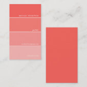 Malen Sie Muster-Visitenkarten Visitenkarte (Vorne/Hinten)