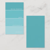Malen Sie Muster-Visitenkarten Visitenkarte (Vorne/Hinten)