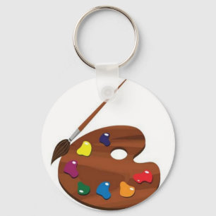 Malen Sie Palette Schlüsselanhänger