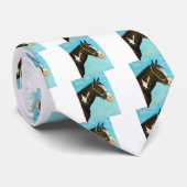 Malen Sie Pferd Krawatte (Gerollt)