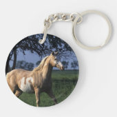 Malen Sie Pferd stehende 2 Schlüsselanhänger (Rückseite)