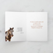 Malen Sie Pferd, Sympathy2, das Karte nach innen (Innenseite)