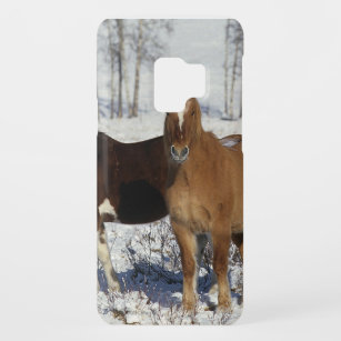 Malen Sie Pferde im Schnee Case-Mate Samsung Galaxy S9 Hülle