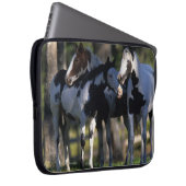 Malen Sie Pferde Laptopschutzhülle (Vorne Rechts)