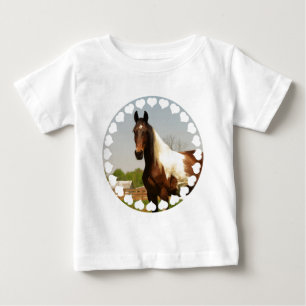 Malen Sie Pferdebaby-T - Shirt