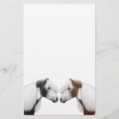 Malen Sie Pferdefreund-Briefpapier Briefpapier (Vorderseite)