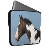 Malen Sie PferdeHeadshot 1 Laptopschutzhülle (Vorne Rechts)