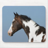 Malen Sie PferdeHeadshot 1 Mousepad (Vorne)
