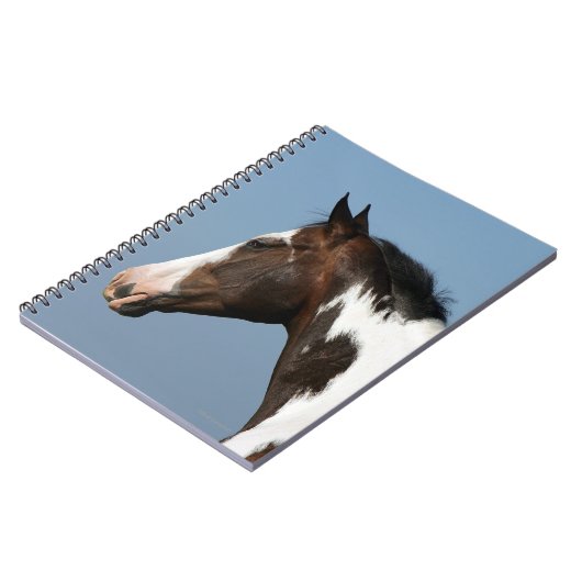 Malen Sie PferdeHeadshot 1 Notizblock (Linke Seite)