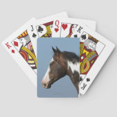 Malen Sie PferdeHeadshot 1 Spielkarten (Rückseite)