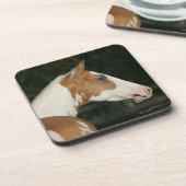 Malen Sie PferdeHeadshot 2 Untersetzer (Linke Seite)