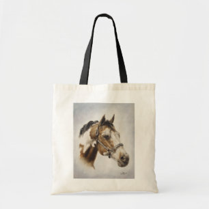 Malen Sie PferdeLeinwand-Taschen-Tasche Tragetasche