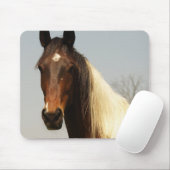 Malen Sie Pferdemausunterlage Mousepad (Mit Mouse)