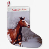 Malen Sie Pferdeschnee WeihnachtsStrumpf Kleiner Weihnachtsstrumpf (Vorderseite)