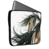 Malen Sie Pinto-majestätisches Pferd durch Bihrle Laptopschutzhülle (Vorne Rechts)