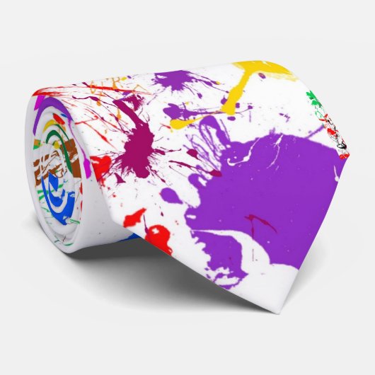 Malen Sie platsche Krawatte (Gerollt)