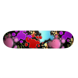 Malen Sie platschen Skateboard