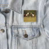 Malen Sie Ponys im Feld-Quadrat-Knopf Button (Beispiel)