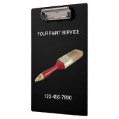 Malen Sie Service-Gewohnheits-Klemmbrett Klemmbrett (Links)