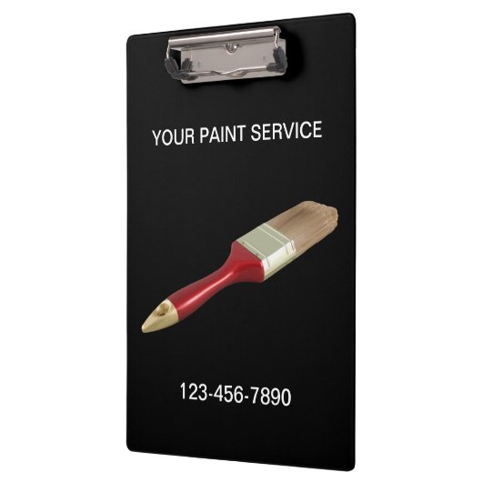 Malen Sie Service-Gewohnheits-Klemmbrett Klemmbrett (Links)