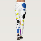 Malen Sie Splotches Leggings (Rückseite)