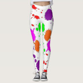 Malen Sie Splotches Leggings (Vorderseite)