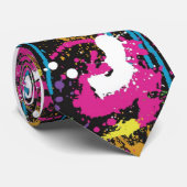 malen Sie Spritzen PRAHLEREI-TM-T-SHIRT Krawatte (Gerollt)