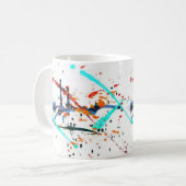 malen Sie Spritzen-Tasse Kaffeetasse (Vorderseite Links)