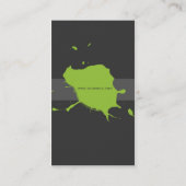 Malen Sie Spritzen Visitenkarte (Rückseite)