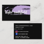 malen Sie Spritzen Visitenkarte (Vorne/Hinten)