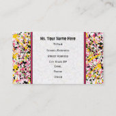 Malen Sie Spritzer-Apple-Lehrer-Geschäfts-Karte Visitenkarte (Rückseite)