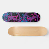 MALEN SIE SPRITZER-FRIEDENSzeichen Skateboard (Horizontal)
