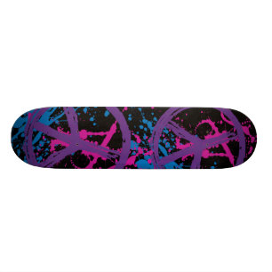 MALEN SIE SPRITZER-FRIEDENSzeichen Skateboard