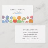 Malen Sie Spritzer-Künstler-Bürsten-Kunstlehrer Visitenkarte (Vorne/Hinten)