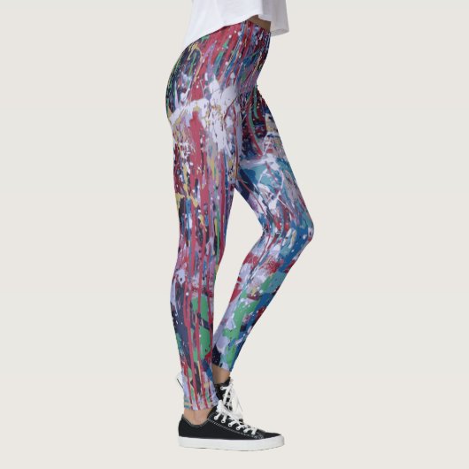 Malen Sie Spritzer-Leggings Leggings (Rechts)