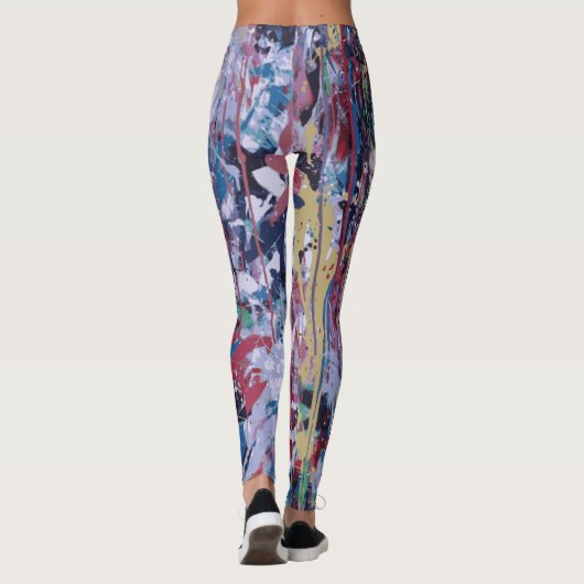 Malen Sie Spritzer-Leggings Leggings (Rückseite)