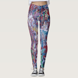 Malen Sie Spritzer-Leggings Leggings