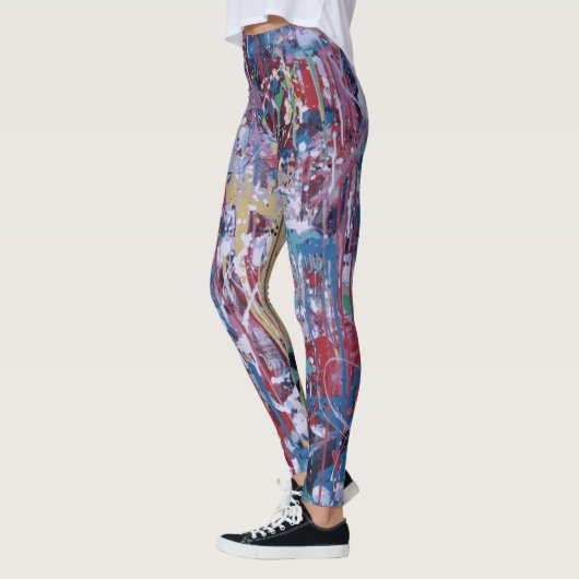 Malen Sie Spritzer-Leggings Leggings (Links)