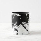 Malen Sie Spritzer Tasse (Zentrum)