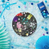 Malen Sie Spritzer-Teller Pappteller (Party)