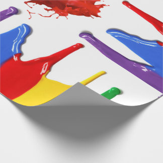 Malen Sie Spritzer-Verpackungs-Papier Geschenkpapier