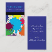 Malen Sie Spritzer Visitenkarte (Vorne/Hinten)