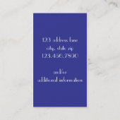 Malen Sie Spritzer Visitenkarte (Rückseite)