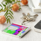 Malen Sie spritzt Schlüsselanhänger (Seite)