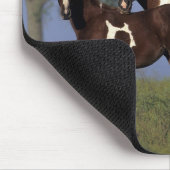Malen Sie Stute u. Fohlen Mousepad (Ecke)